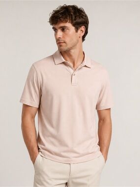 14th & Union Light Pink Polo Shirt